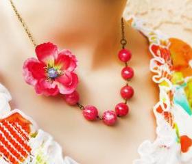 flower necklace