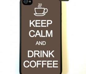 Iphone 4 Case - Keep Calm And Drink Coffee iphone 4 Case