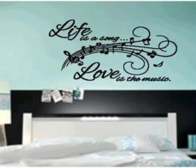 Life is a Song, Love is the music Decal