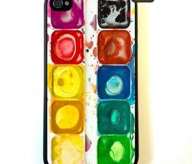 iPhone 4 Case Used Watercolor Box Iphone case, iphone 4s Case