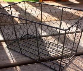 Vintage Inspired Wire Basket